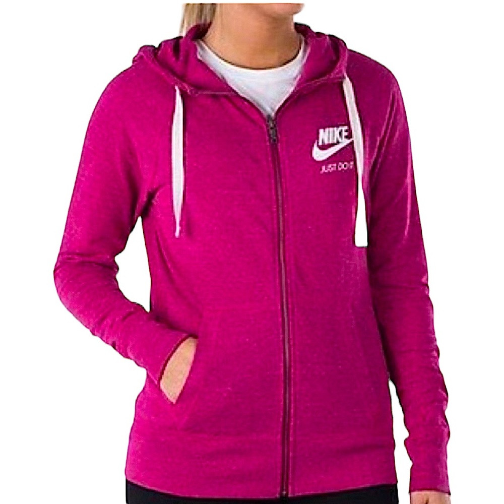 NIKE: Women's Sportswear Gym Vintage Full-Zip Hoodie - Size Large